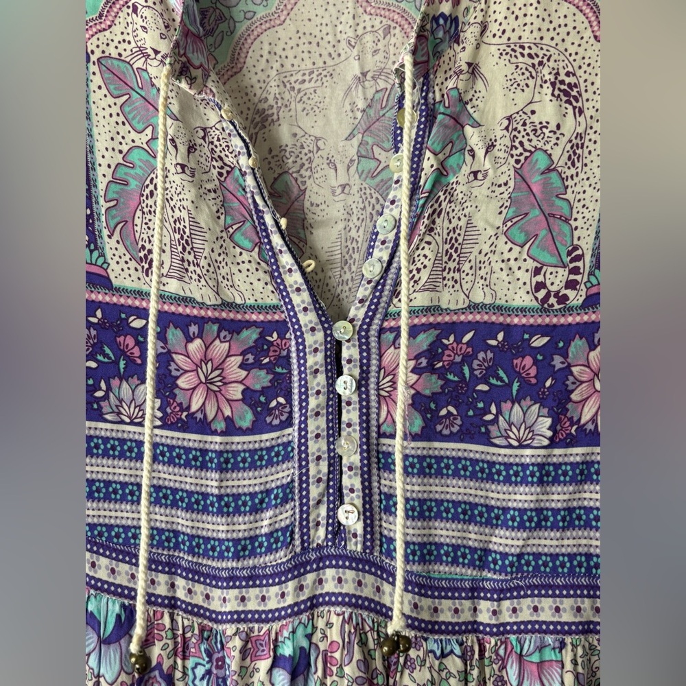 Boho Floral Midi Dress ✨ - Picture 3 of 7